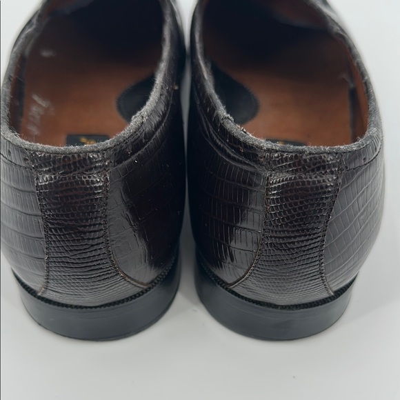 Stacy Adams Brown Leather Loafers Slip-Ons‎ - Picture 5 of 16
